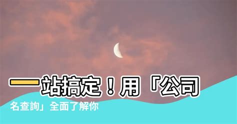 公司名 查詢